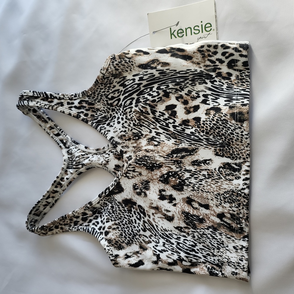 NWT Kensie Sport Animal Print Sports Bra - Size XSmall